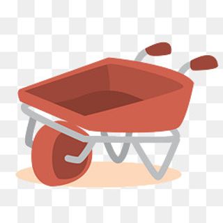 卡通手推车矢量图下载