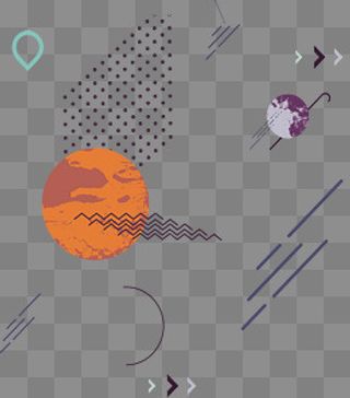 创意孟菲斯波普元素