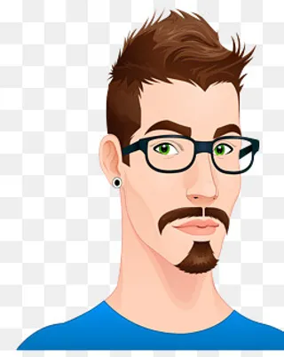 戴眼镜的 男人,免抠元素