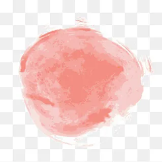 粉色淡雅笔触,免抠元素