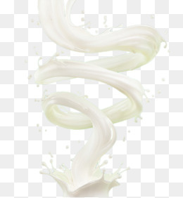 牛奶喷溅漂浮装饰,免抠元素