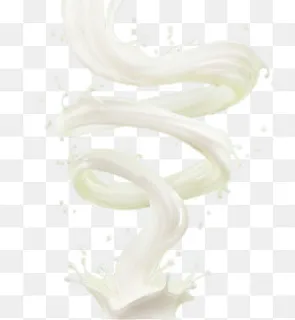 牛奶喷溅漂浮装饰,免抠元素