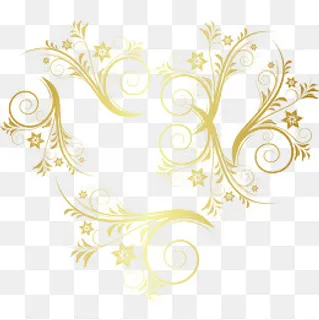 金色植物花纹 金色植物花纹