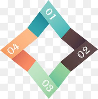 菱形分类图,免抠元素