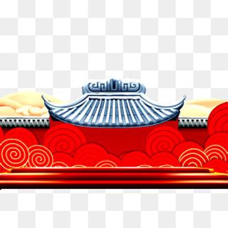 中国风卡通元旦迎新年元素,免抠元素