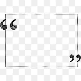 手绘双引号符号素材图,免抠元素