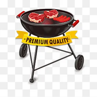 卡通烧烤野餐设计,免抠元素