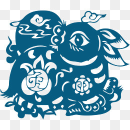 12生肖山兔子剪纸,免抠元素(2416*2034px)ai矢量模版下载
