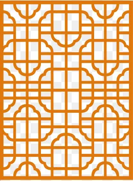 中式的古典古风窗棂,免抠元素(1290*1744px)ai矢量模版下载