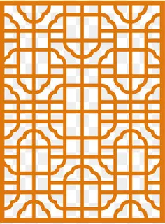 中式的古典古风窗棂,免抠元素