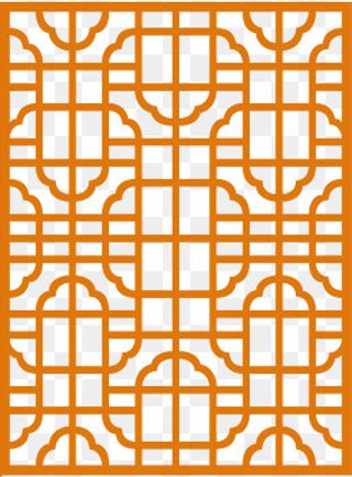 中式的古典古风窗棂,免抠元素