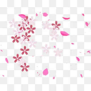 樱花花瓣png矢量元素