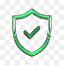 绿色晶莹剔透盾牌素材免抠,免抠元素