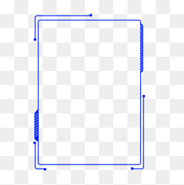 办公商务科技感简约酷炫框,免抠元素