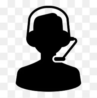 男客服图标,免抠元素