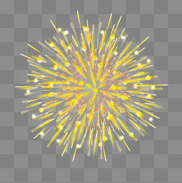 烟花爆竹彩色礼花元素,免抠元素