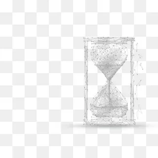 沙漏高科技点线面线条,免抠元素