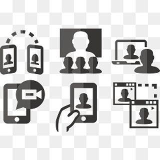 视频电话,免抠元素