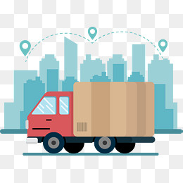 快递物流,免抠元素