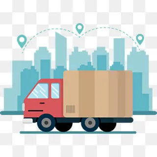 快递物流,免抠元素