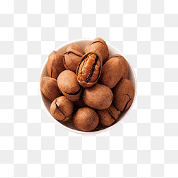 美味的碧根果,免抠元素