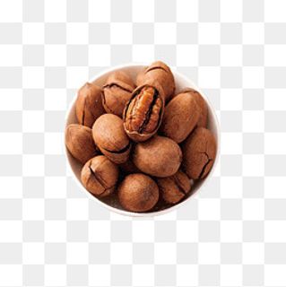 美味的碧根果,免抠元素