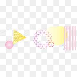 彩色立体三角,免抠元素