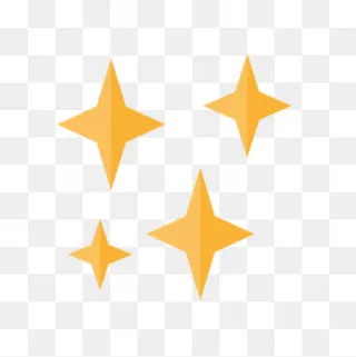 菱形星星,免抠元素