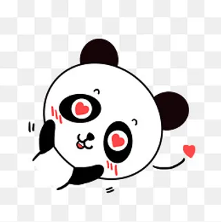 Q版可爱卡通歪头小动物表情包小