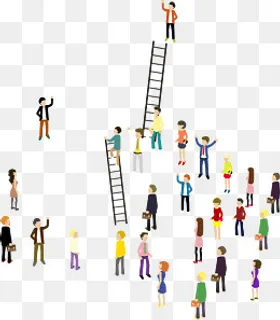 矢量手绘爬*,免抠元素