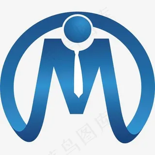 创意英文字体M设计