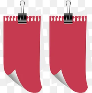 红色目录,免抠元素