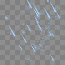 流星流星雨效果元素,免抠元素