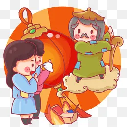 年初六送穷告别神仙贫穷,免抠元素(2000*2000px)psd模版下载