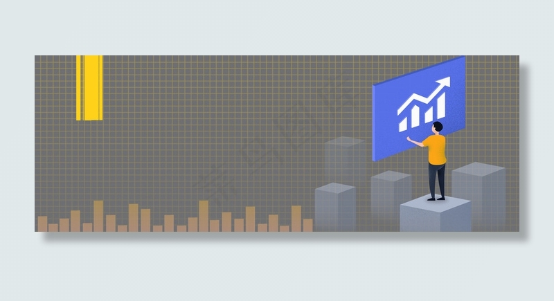 商务企业业绩箭头背景背景图片素材