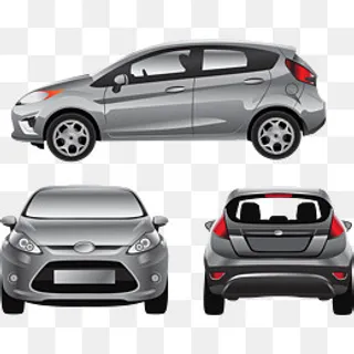 现代时尚汽车矢量图