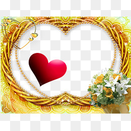 情人节装饰海报元素 婚庆背景