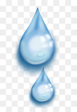 漂亮的水珠手绘插画