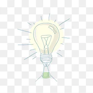 商务PPT灯泡idea元素