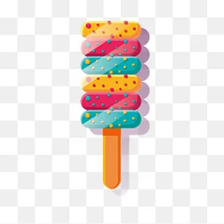夏天卡通雪糕清凉矢量图,免抠元素