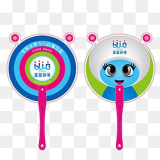 卡通可爱扇面