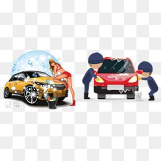 汽车美容,免抠元素