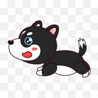 奔跑的哈士奇表情包