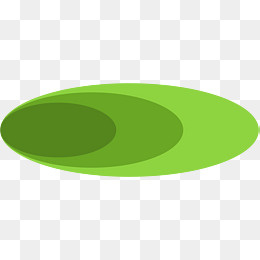 绿色椭圆文本框