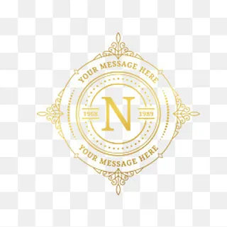 指南针创意欧式边框,免抠元素