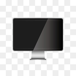 手绘液晶电视机插画