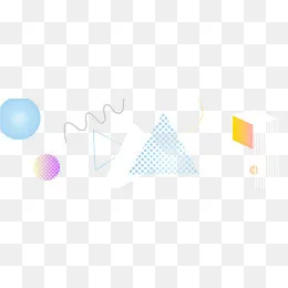 彩色几何三角(1653*515px)ai矢量模版下载