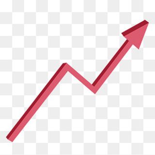 红色立体箭头,免抠元素