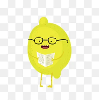 夏天卡通柠檬清凉矢量图,免抠元素