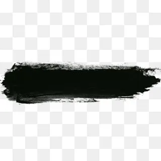 黑色中国风毛笔墨迹效果元素,免抠元素